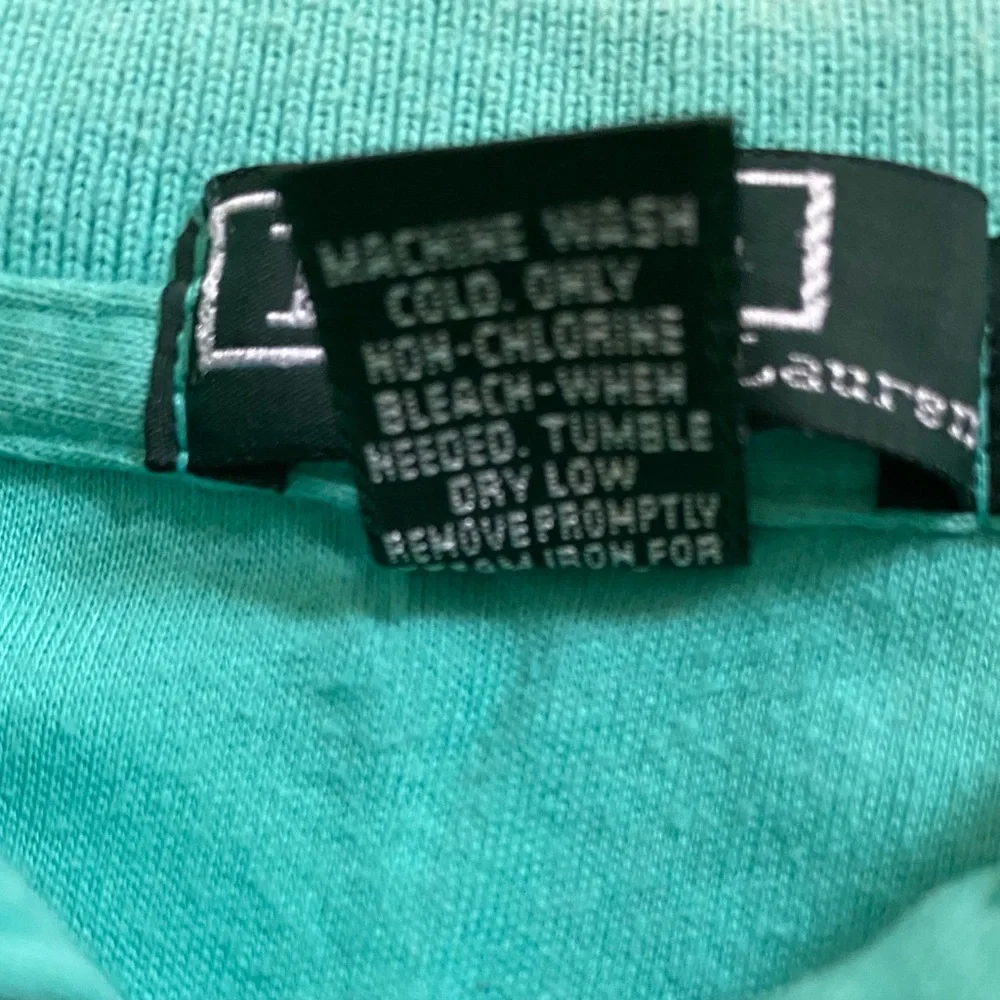 Vintage Polo by‎ Ralph Lauren Boy’s Sz 7 SeaFoam Green Short Sleeve Cotton Polo